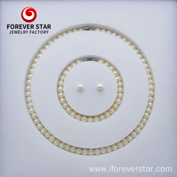 Fresh Water Pearl Pearl Jewelry Sets